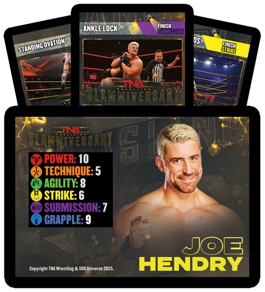 Joe Hendry Limited Edition Slammiversary SRG Competitor Set Gaming Cards PW Catalog