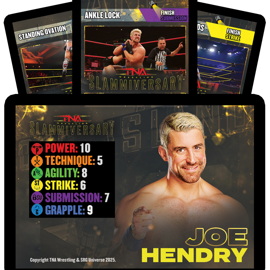 Joe Hendry Limited Edition Slammiversary SRG Competitor Set Gaming Cards PW Catalog