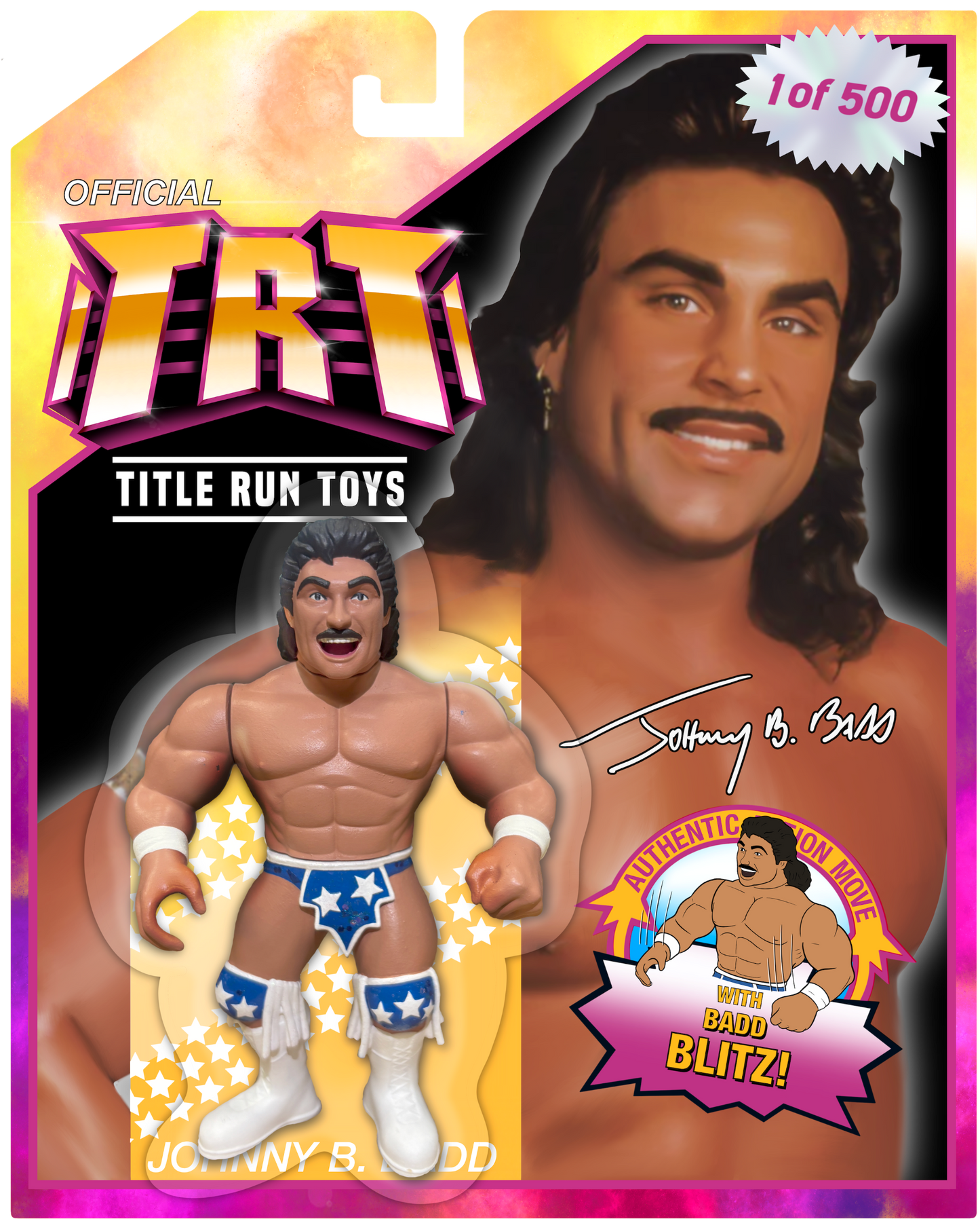 Title Run Toys Series 2 Johnny B. Badd Limited 1 of 500 PW Catalog