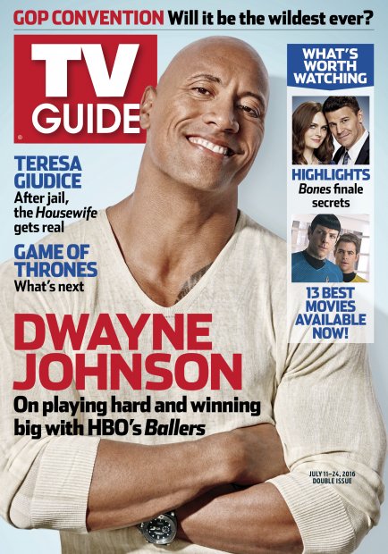 TV Guide July 11, 2016 The Rock