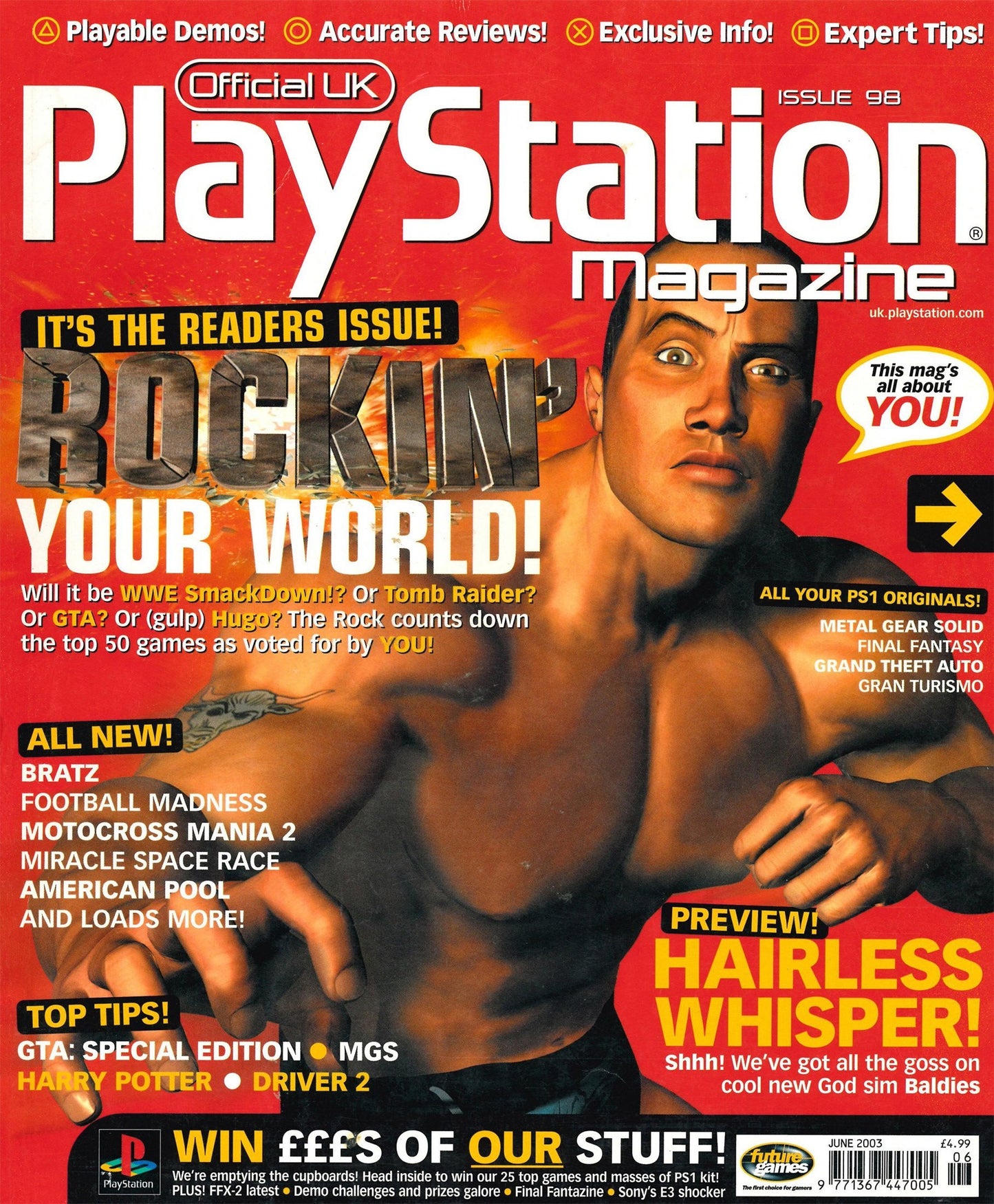 PlayStation 2 Official Magazine June 2003 Magazine PWcatalog