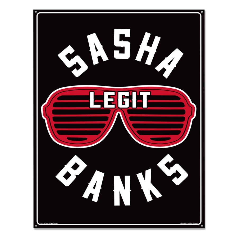 Sasha Banks Metal Sign
