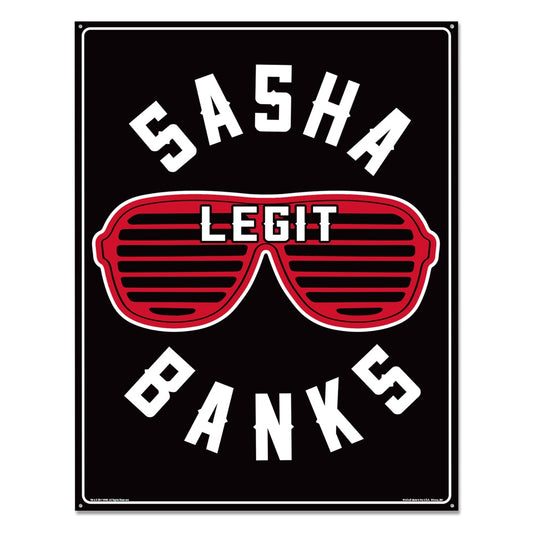 Sasha Banks Metal Sign PW Catalog