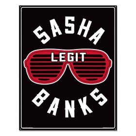 Sasha Banks Metal Sign PW Catalog