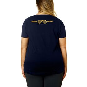 Sasha Banks "I'm The Boss" Women's Curvy T-Shirt