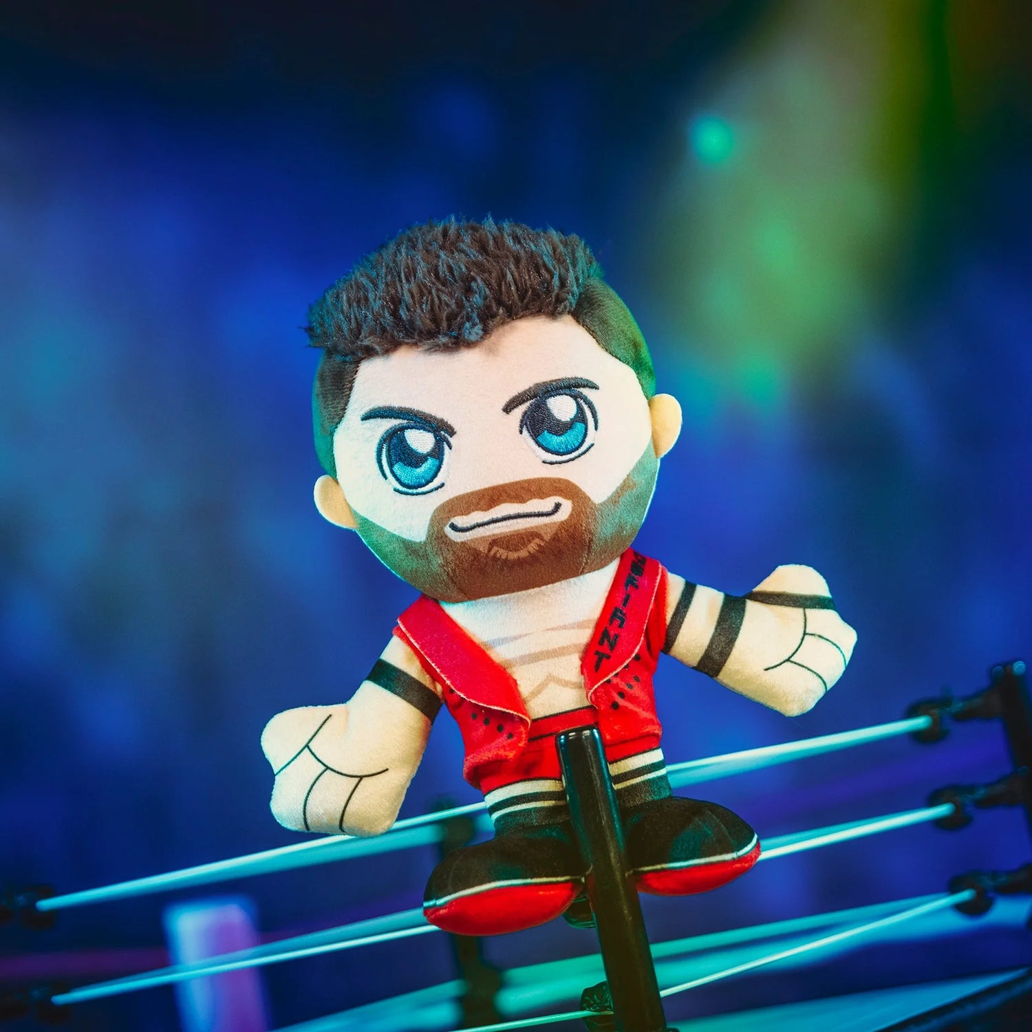 WWE Uncanny Brands Kuricha Sitting Series 6 LA Knight 2024 Action & Toy Figures PWcatalog