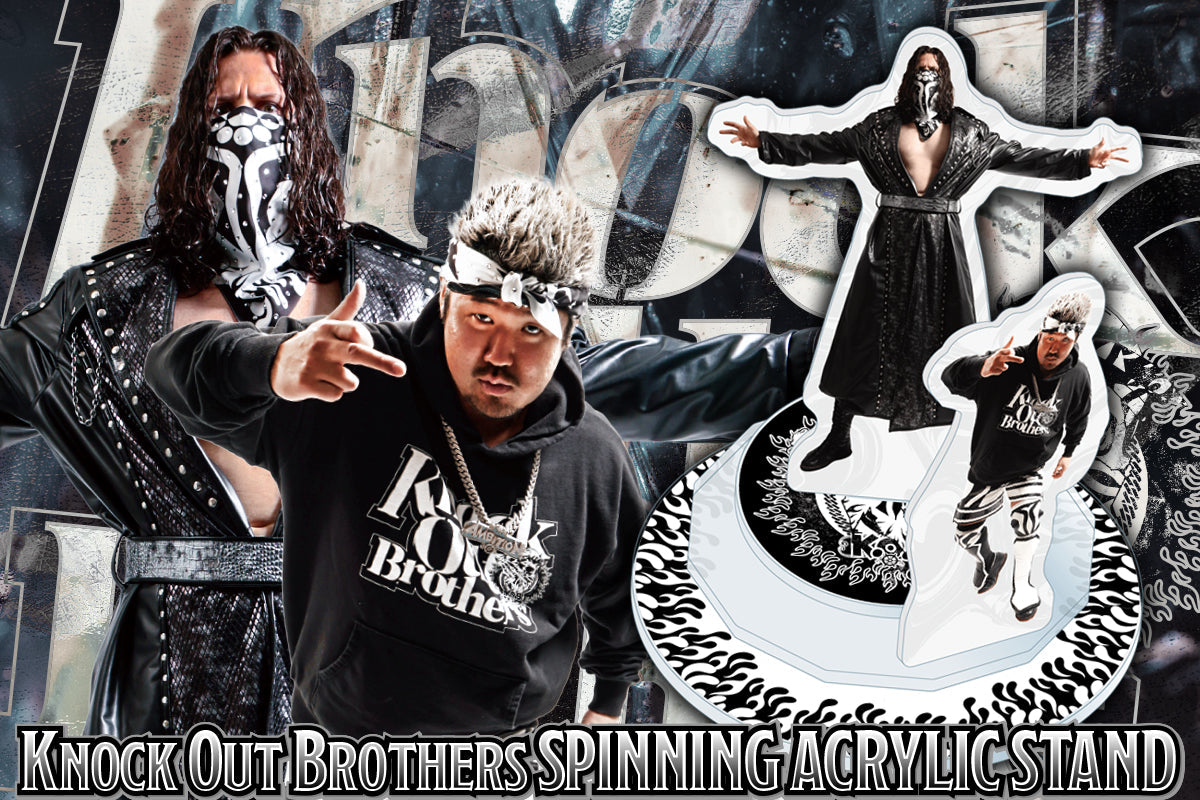 Knock Out Brothers Spinning Acrylic Stand Other Goods PW Catalog