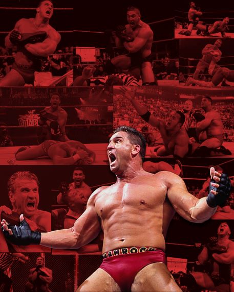Autographed Ken Shamrock Portrait - Ankle Lock Other Goods PW Catalog