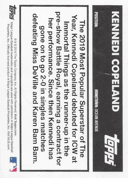 Kennedi Copeland trading card PW Catalog