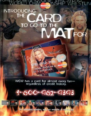 Kevin Nash WCW Mastercard Credit Card 1998 - image 2