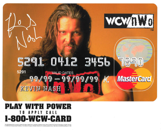 Kevin Nash WCW Mastercard Credit Card 1998