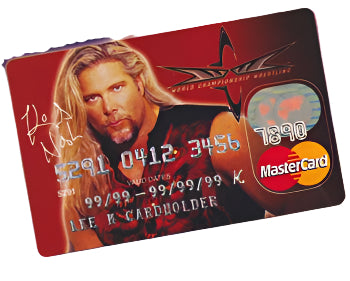 Kevin Nash WCW Mastercard credit card 1998 PW Catalog