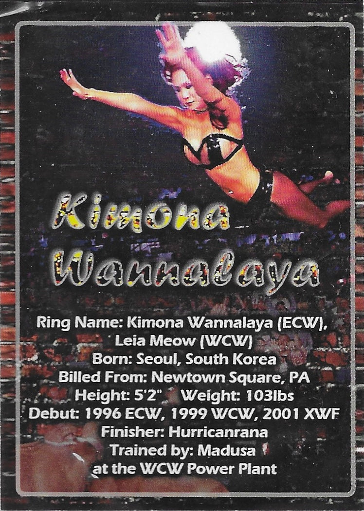 Kimona Wannalaya trading card PW Catalog