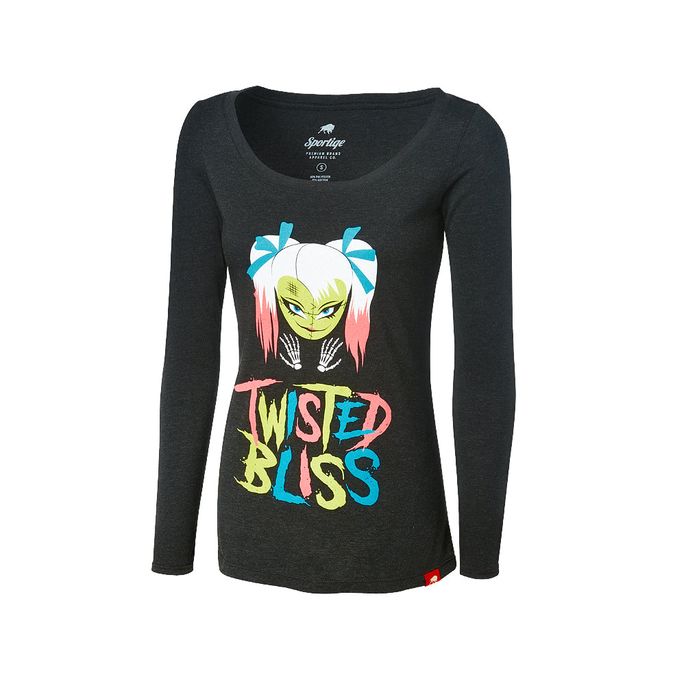 Alexa Bliss "Twisted Bliss" Boat Neck Sportiqe Long Sleeve T-Shirt