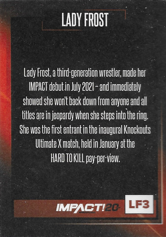 Lady Frost trading card PW Catalog