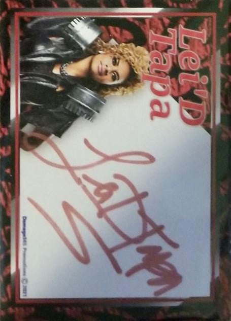 Lei’d Tapa trading card PW Catalog