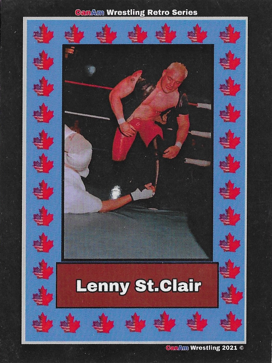 Lenny ST. Clair trading card PW Catalog