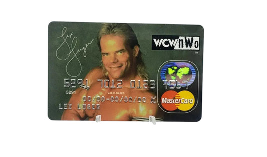 Lex Luger WCW Mastercard Credit Card 1998