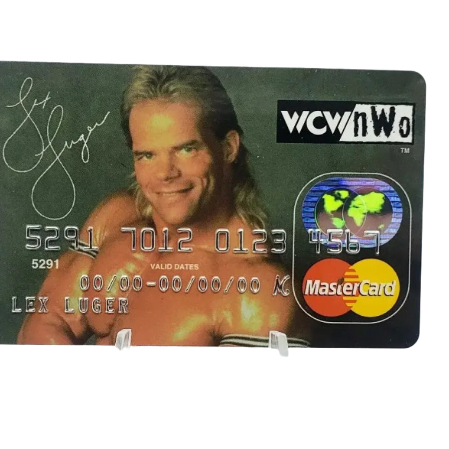 Lex Luger WCW Mastercard credit card 1998 PW Catalog
