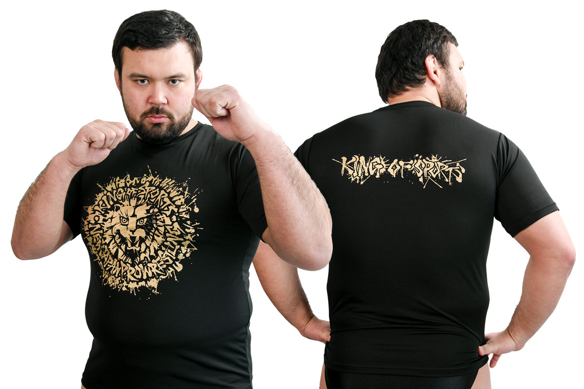 Lion Mark Dry T-shirt (2026 x Black x Gold) [Pre-Order] T-Shirt PW Catalog