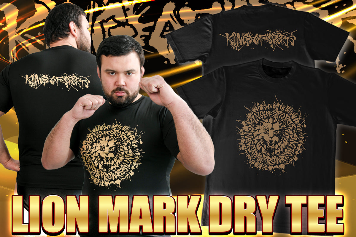 Lion Mark Dry T-shirt (2026 x Black x Gold) [Pre-Order] T-Shirt PW Catalog