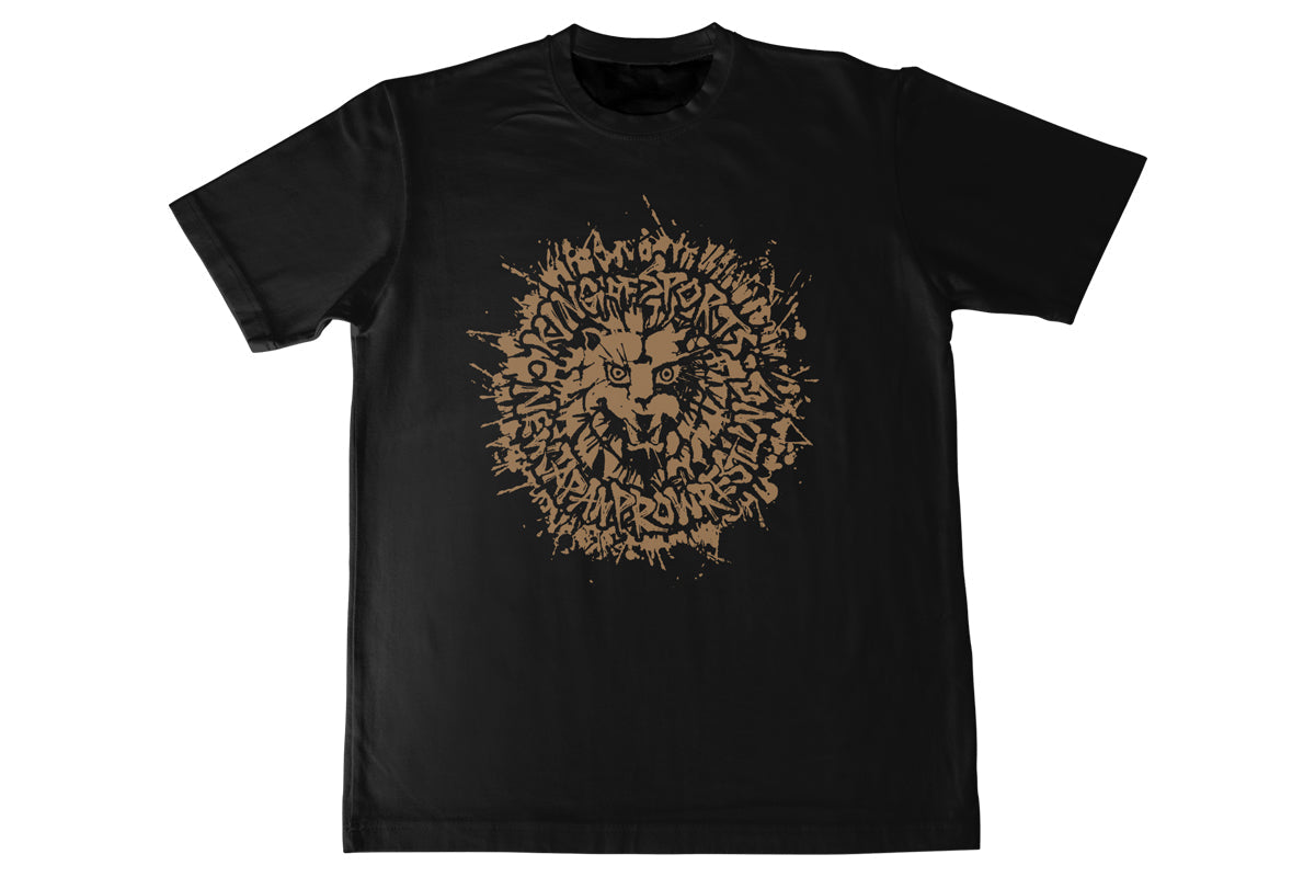 Lion Mark Dry T-shirt (2026 x Black x Gold) [Pre-Order] T-Shirt PW Catalog