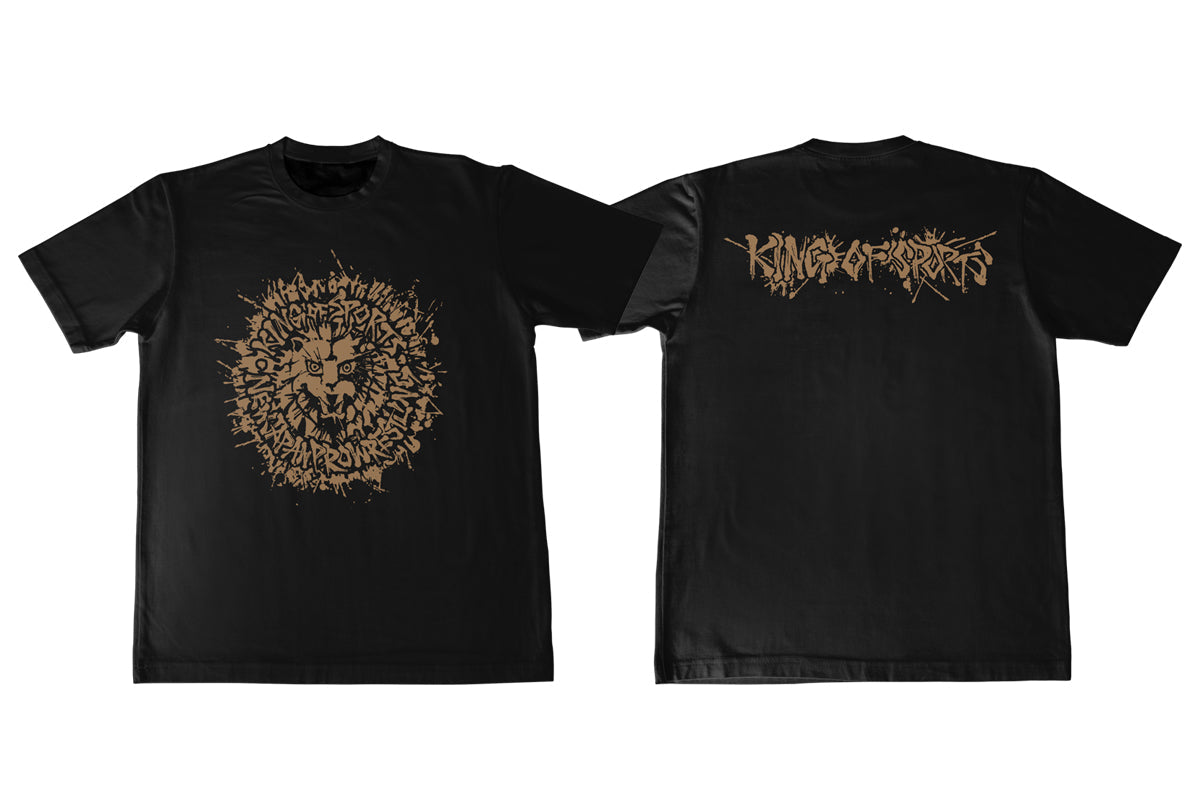 Lion Mark Dry T-shirt (2026 x Black x Gold) [Pre-Order] T-Shirt PW Catalog