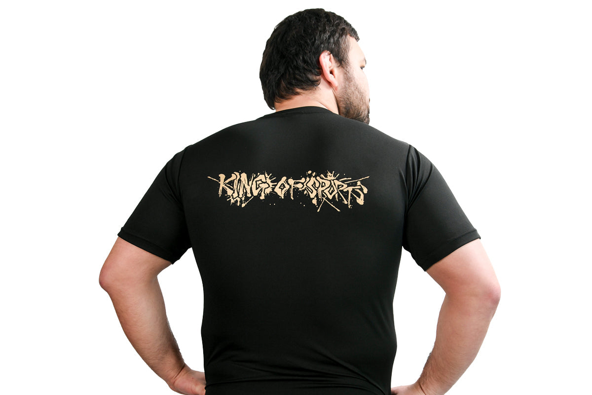Lion Mark Dry T-shirt (2026 x Black x Gold) [Pre-Order] T-Shirt PW Catalog