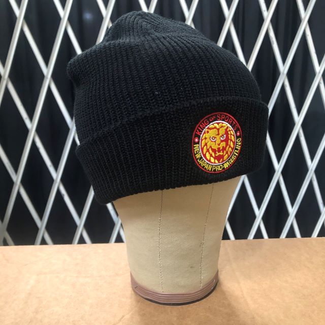 Lion Mark Color Logo Beanie Black Caps PW Catalog
