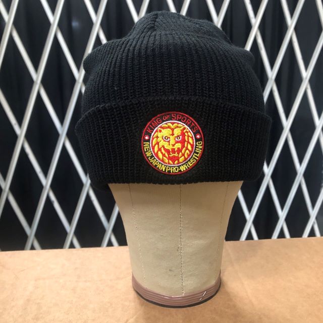 Lion Mark Color Logo Beanie Black Caps PW Catalog