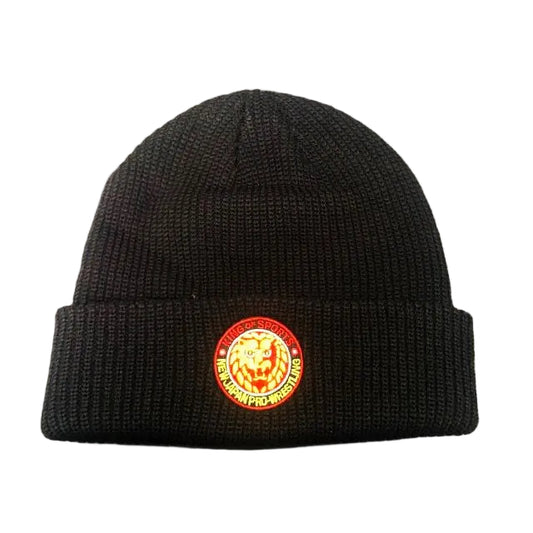 Lion Mark Color Logo Beanie Black Caps PW Catalog