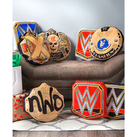 Attitude Era Championship Title Throw Pillow