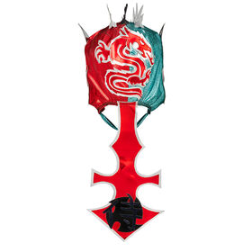 Kalisto Silver/Red Replica Mask