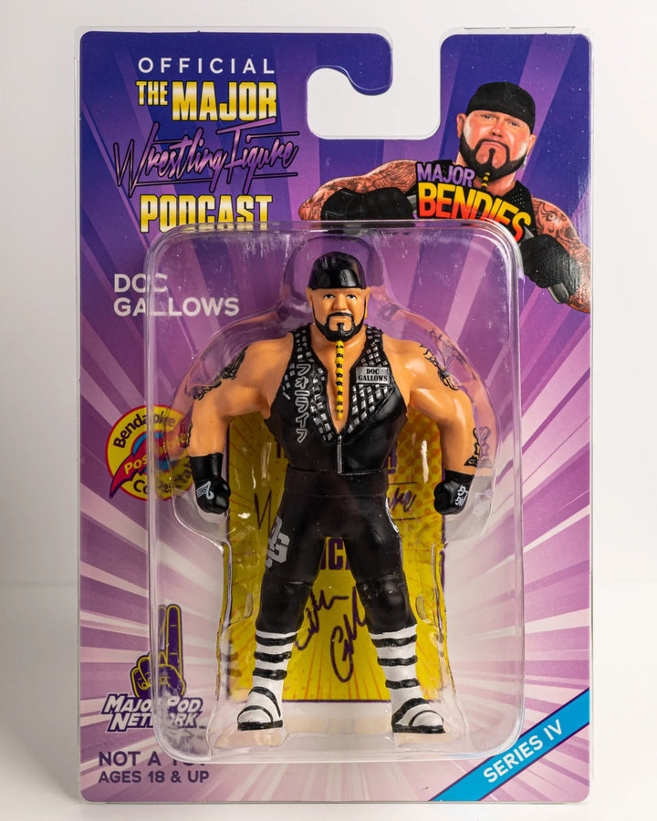 Major Wrestling Figure Podcast Major Bendies Series 4 Doc Gallows