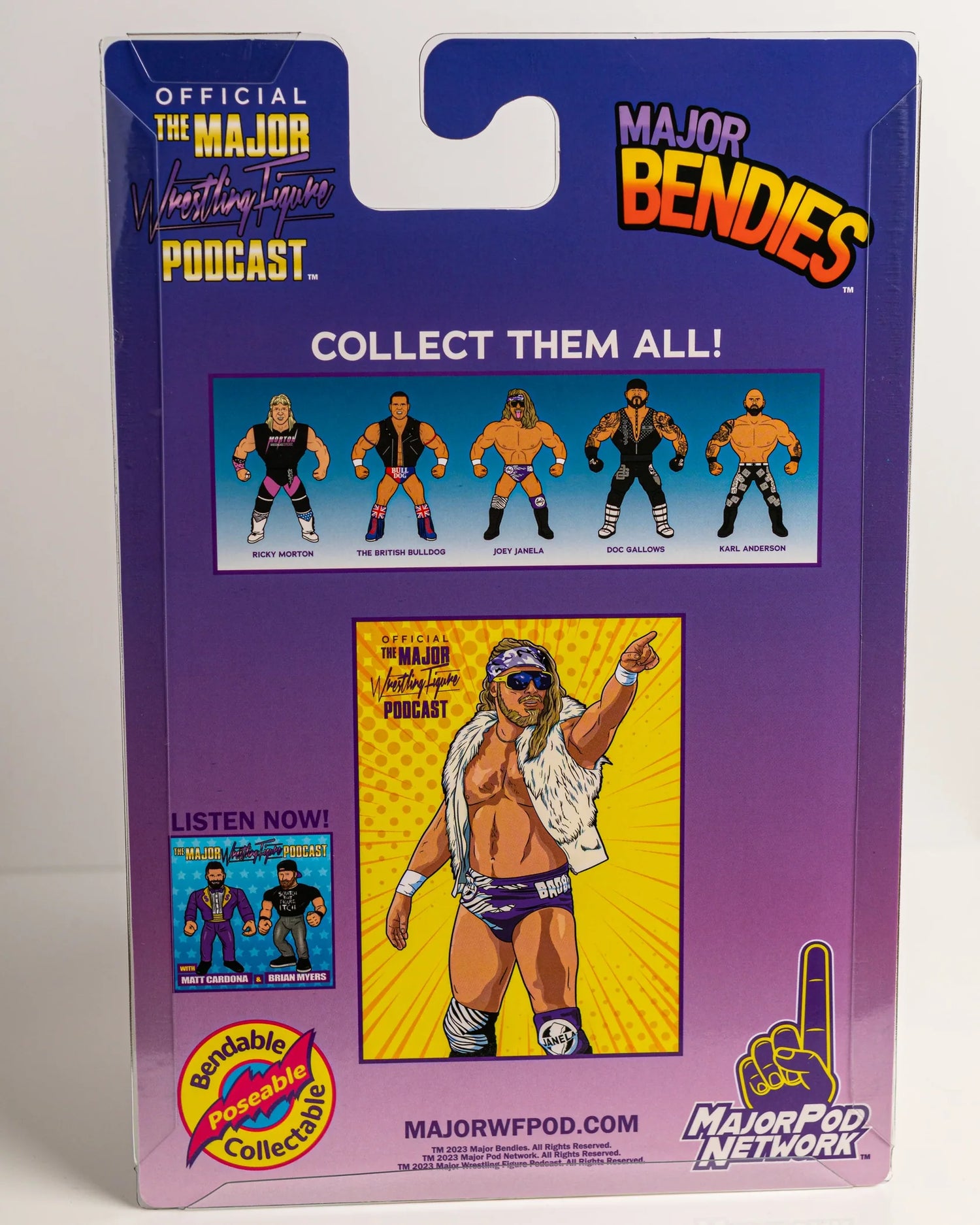 Major Wrestling Figure Podcast Major Bendies Series 4 Joey Janela Action & Toy Figures PWcatalog