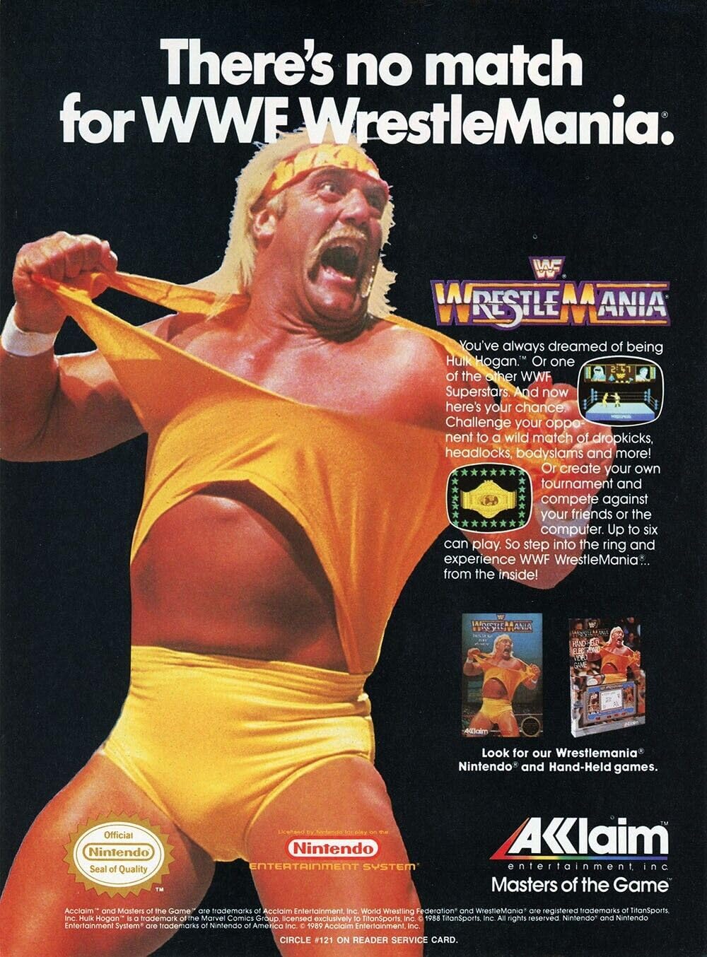 WWF WrestleMania [NES] PWcatalog