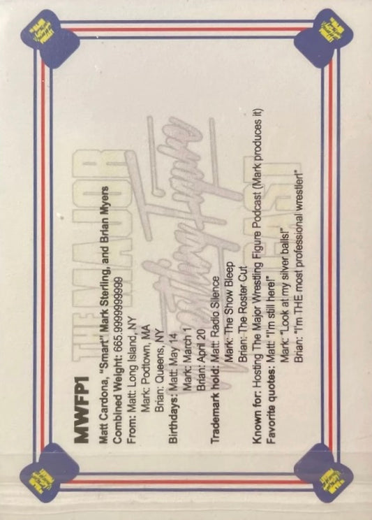 Major Wrestling Figure Podcast trading card PW Catalog