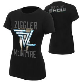 Dolph Ziggler & Drew McIntyre "This is The Show" Women's Authentic T-Shirt T-Shirt PW Catalog