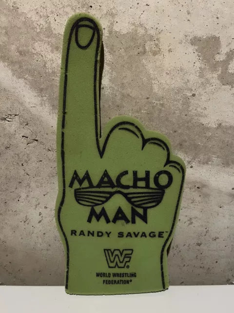 Macho Man Randy Savage foam finger 1991