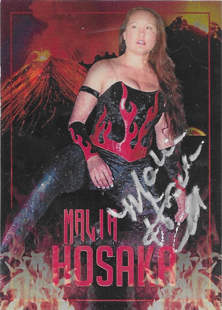 Malia Hosaka trading card PW Catalog