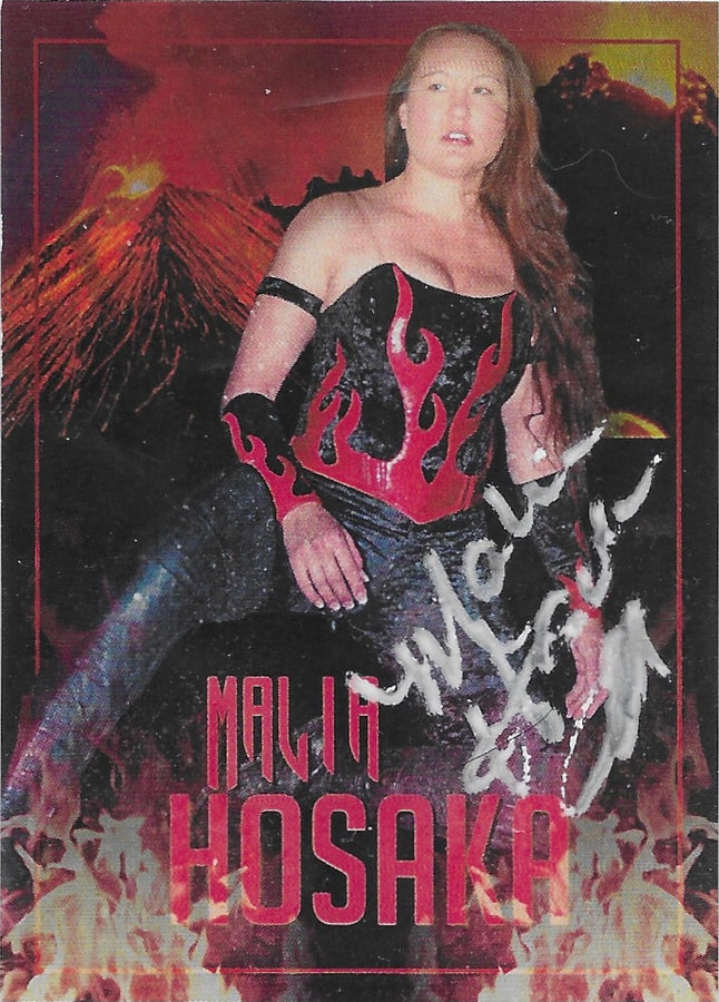 Malia Hosaka trading card PW Catalog