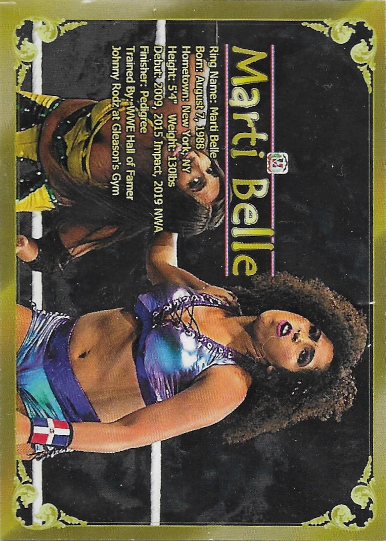 Marti Belle trading card PW Catalog