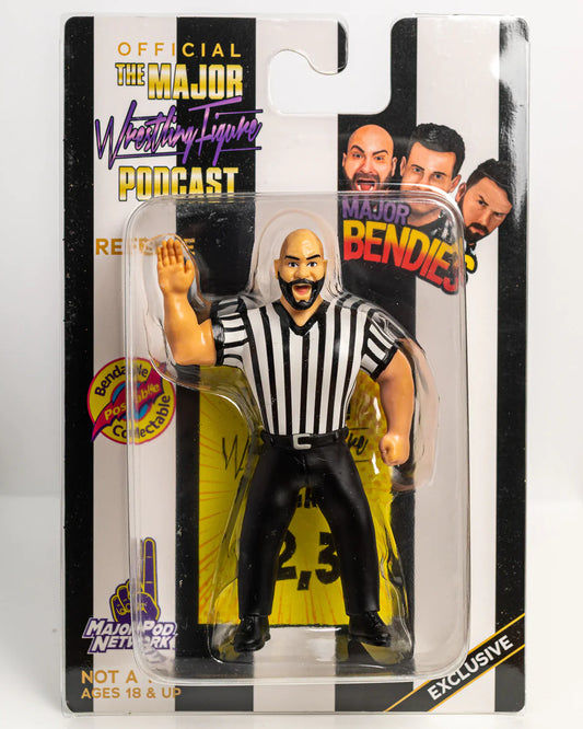 Major Wrestling Figure Podcast Major Bendies Referee Kanik [Exclusive] Action & Toy Figures PWcatalog