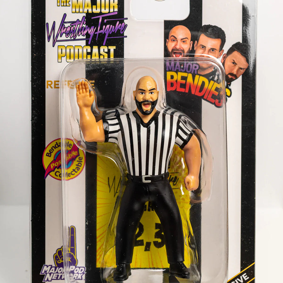 Major Wrestling Figure Podcast Major Bendies Referee Kanik [Exclusive] Action & Toy Figures PWcatalog