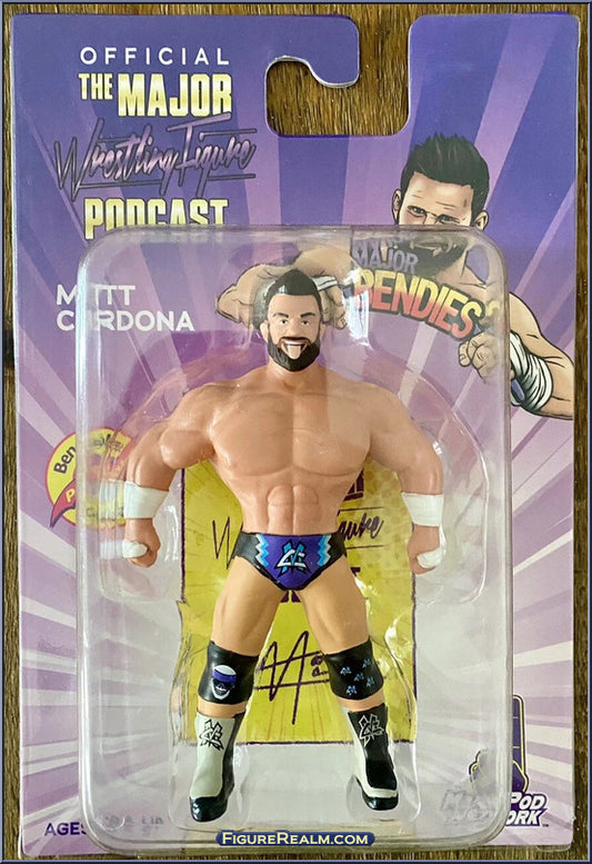 Major Wrestling Figure Podcast Major Bendies Series 1 Matt Cardona Action & Toy Figures PWcatalog