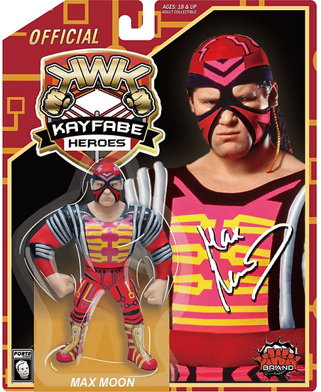 KWK Kayfabe Heroes Max Moon [Red, Red Card Variant] PW Catalog