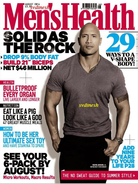Mens Health Magazine August 2014
