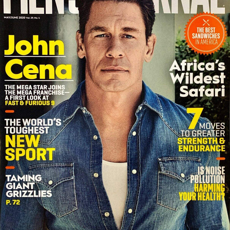 Men's Journal May June 2020 John Cena Magazine PWcatalog