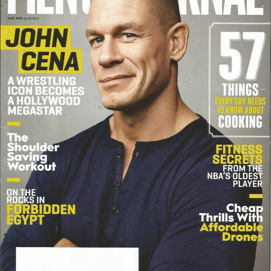 Men's Journal May 2018 John Cena Magazine PWcatalog