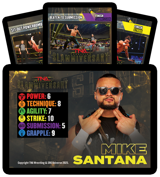 Mike Santana Limited Edition Slammiversary SRG Competitor Set Gaming Cards PW Catalog